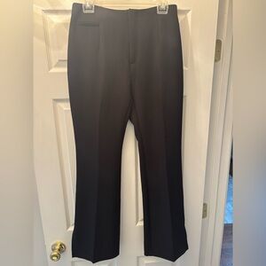 Nordstrom Open Edit Black Ponte Flare Pants